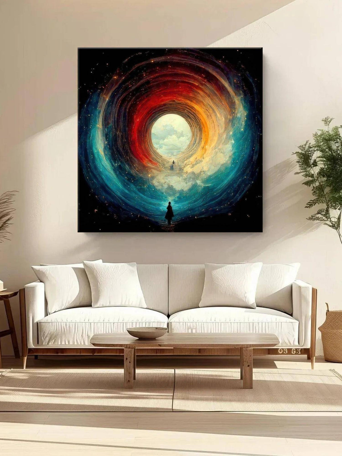 999Store Mesmerizing Abstract Art With Colourful Gradient For Modern Home And Office Decor