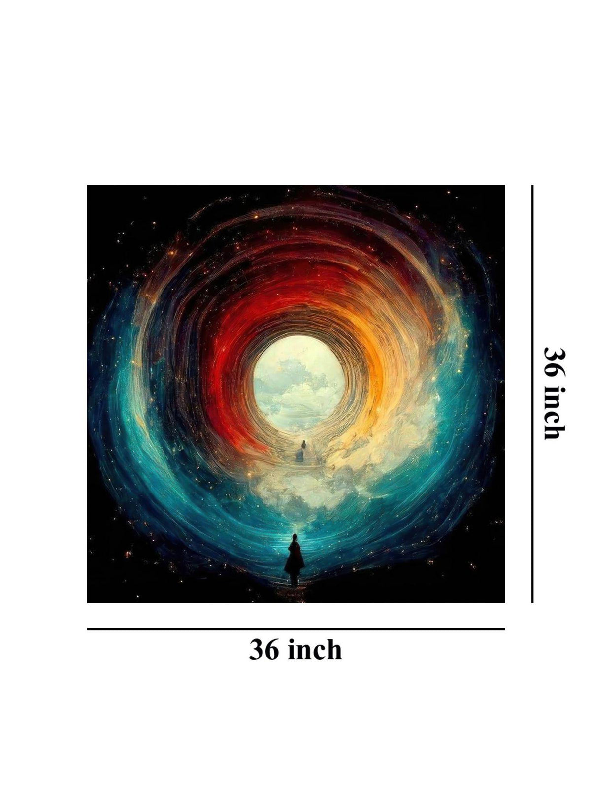 999Store Mesmerizing Abstract Art With Colourful Gradient For Modern Home And Office Decor