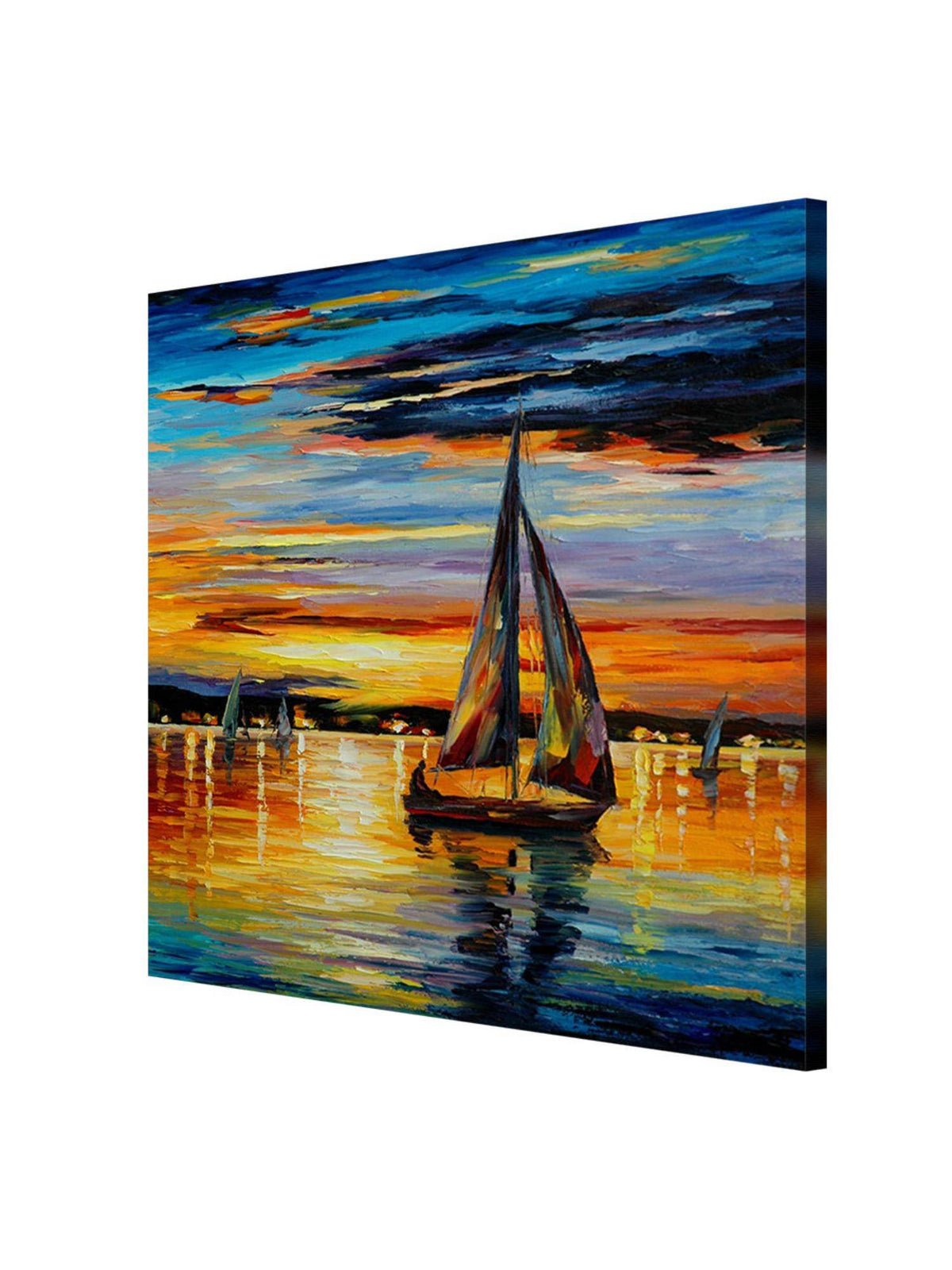 999Store Sailing Into Sunset Canvas-Wrapped Painting