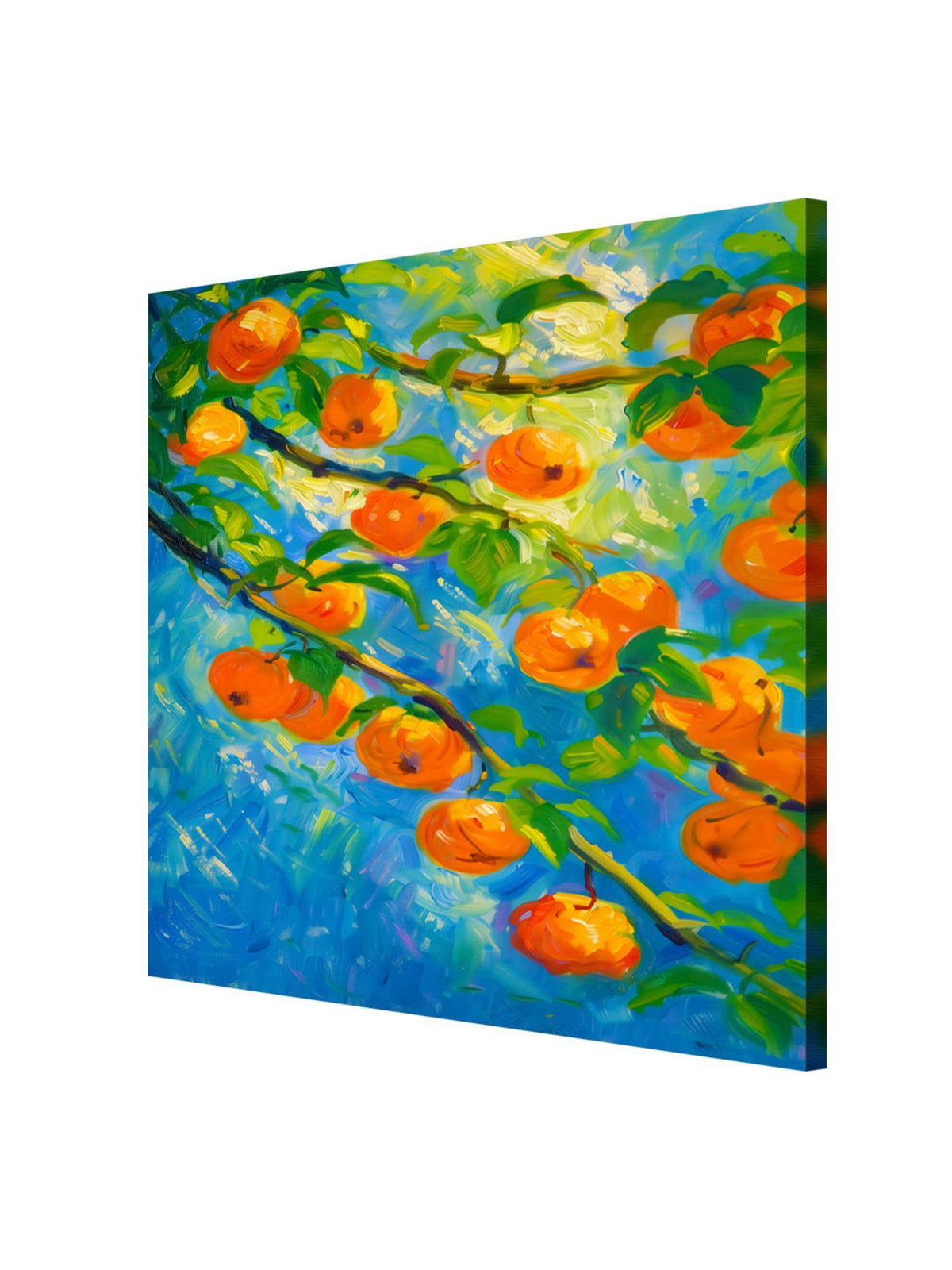 999Store Orange Orchard Canvas-Wrapped Painting
