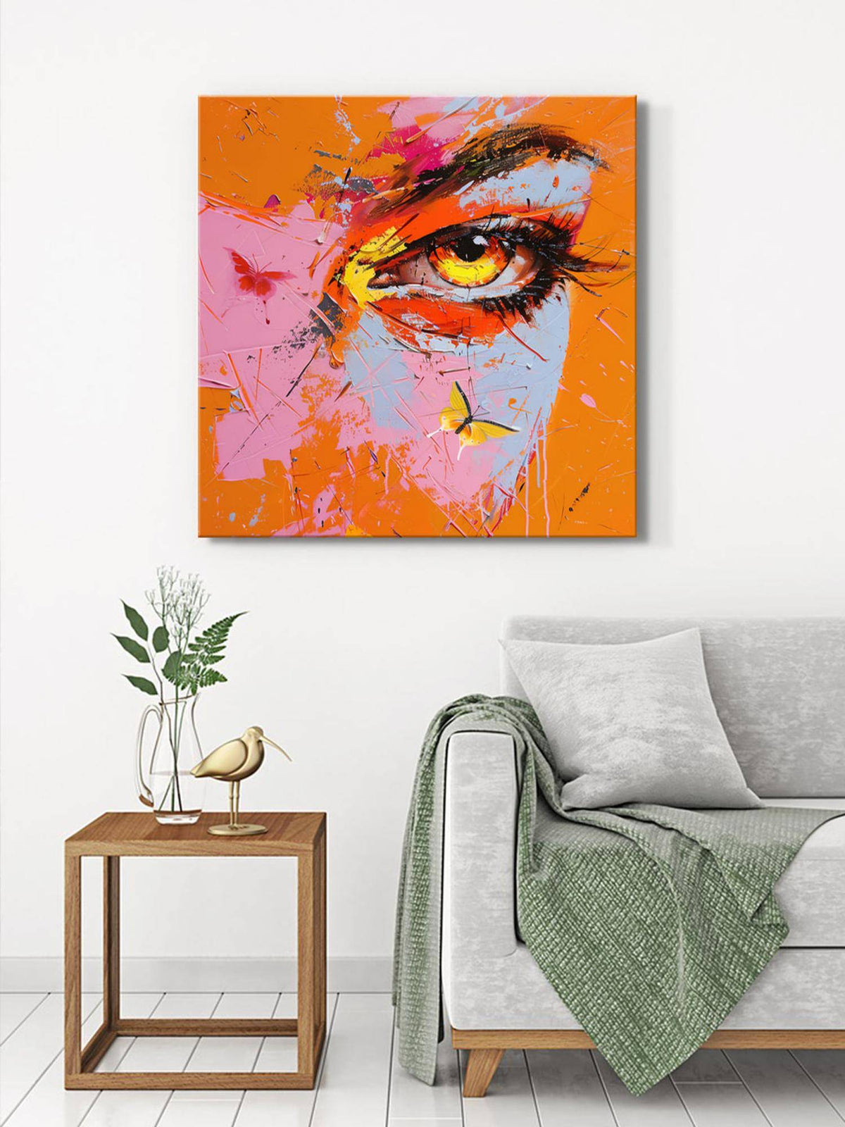 999Store Eye Of Color Canvas-Wrapped Painting