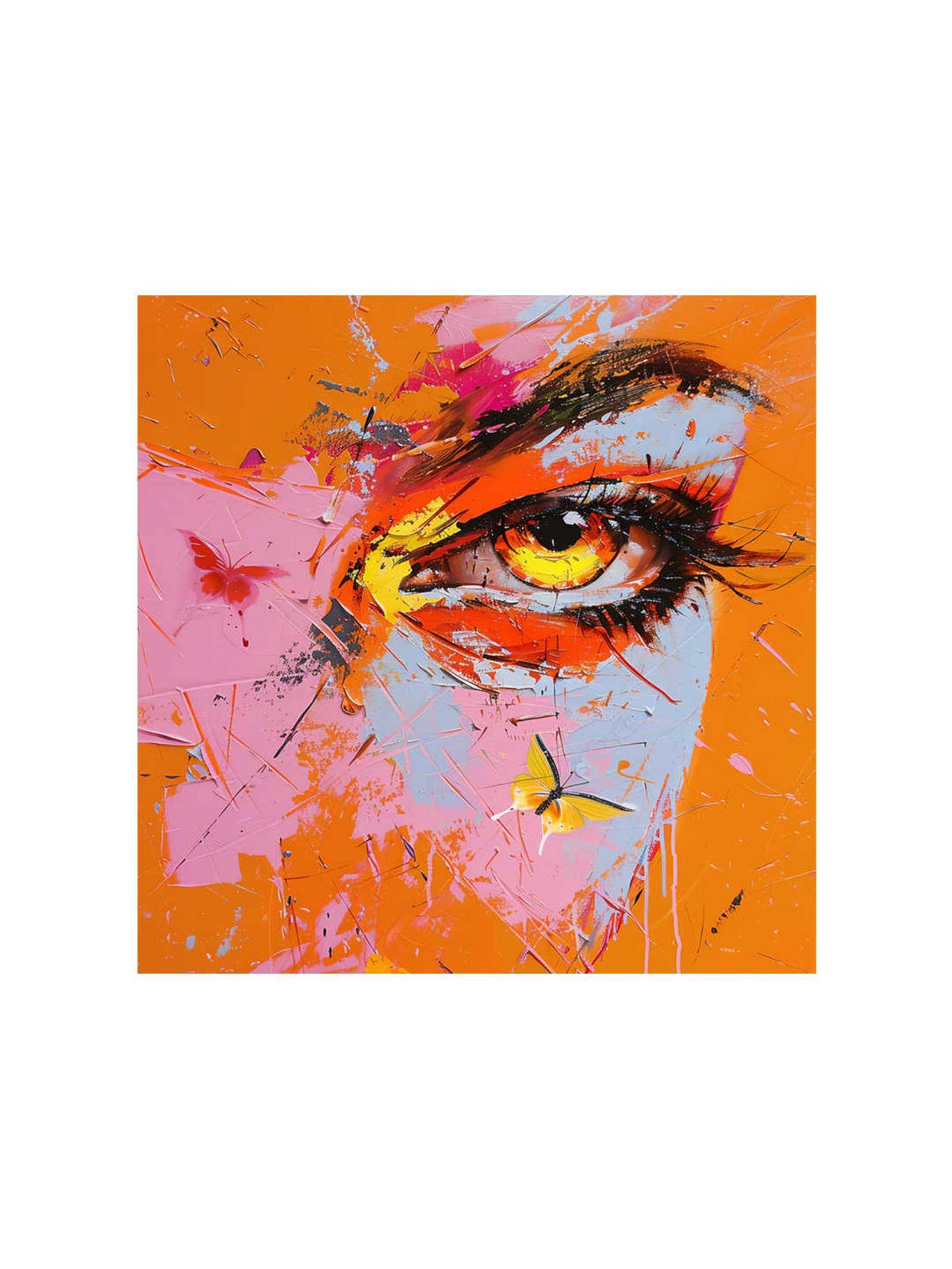 999Store Eye Of Color Canvas-Wrapped Painting