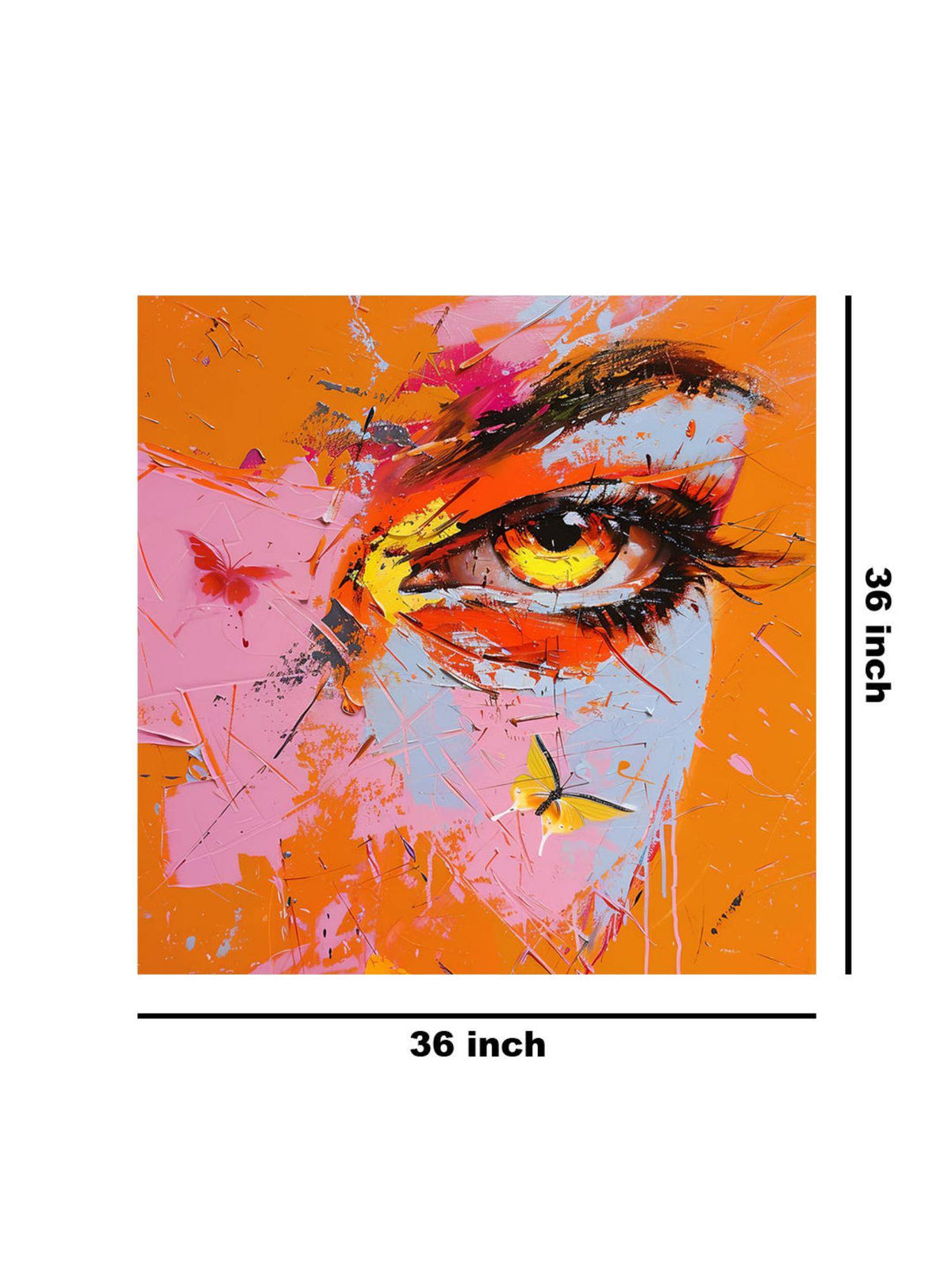 999Store Eye Of Color Canvas-Wrapped Painting