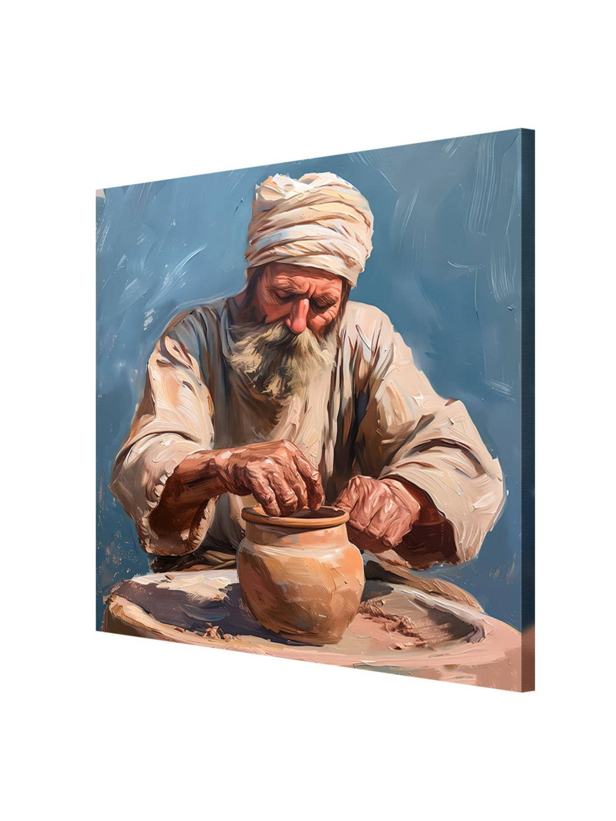 999Store Rustic Artisan Canvas-Wrapped Painting