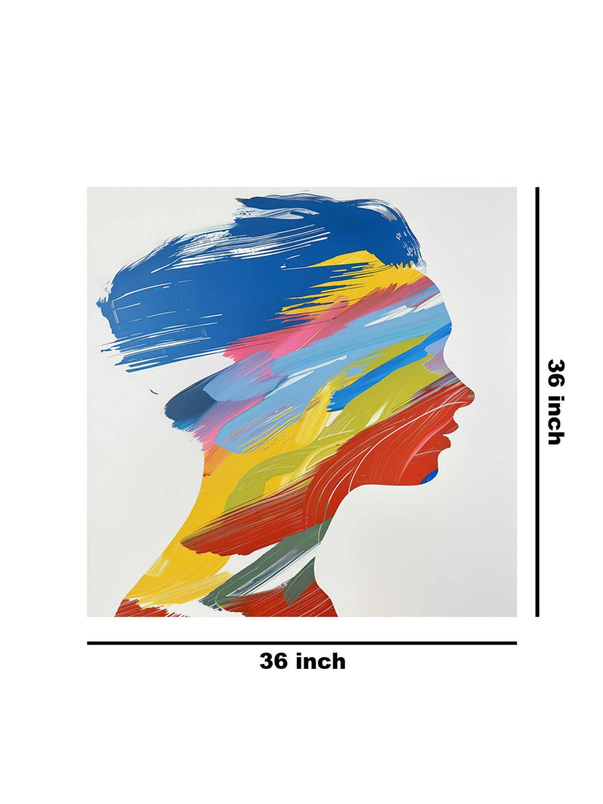 999Store Modern Silhouette Canvas-Wrapped Painting