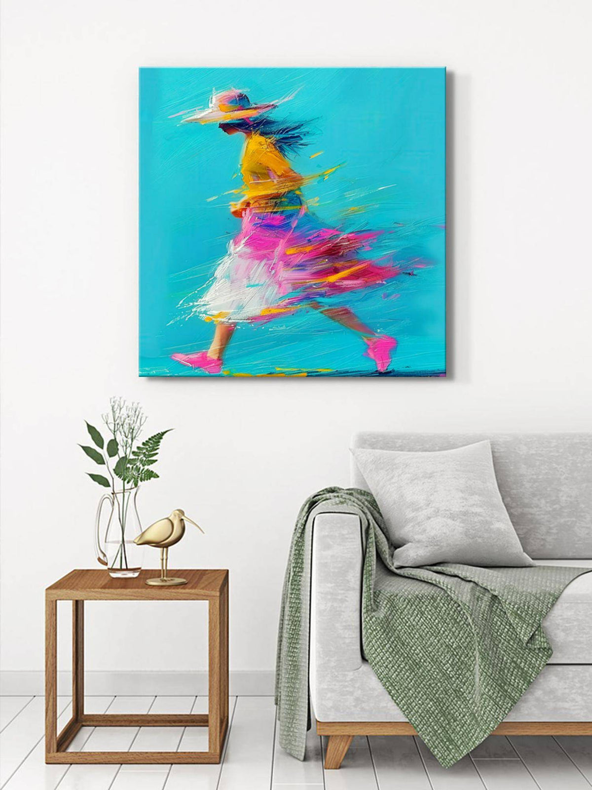 999Store Dynamic Motion Canvas-Wrapped Painting