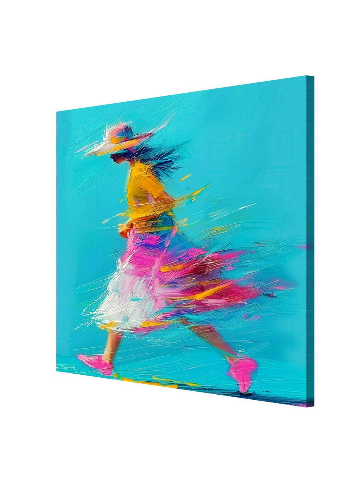 999Store Dynamic Motion Canvas-Wrapped Painting