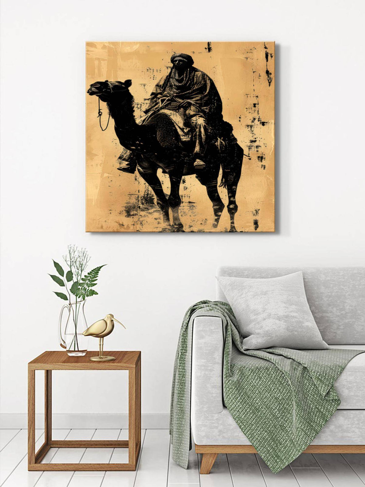 999Store Desert Nomad Canvas-Wrapped Painting
