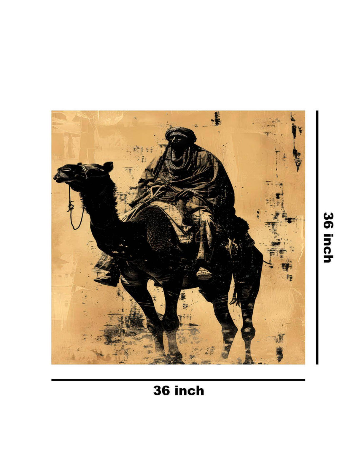 999Store Desert Nomad Canvas-Wrapped Painting