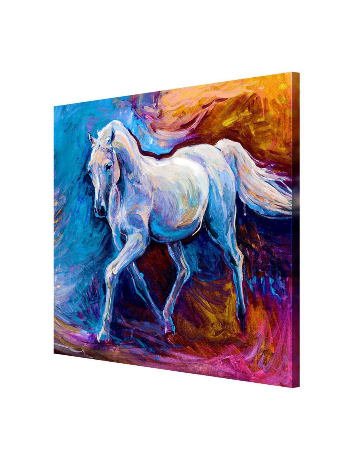 999Store Galloping Horse Canvas-Wrapped Painting