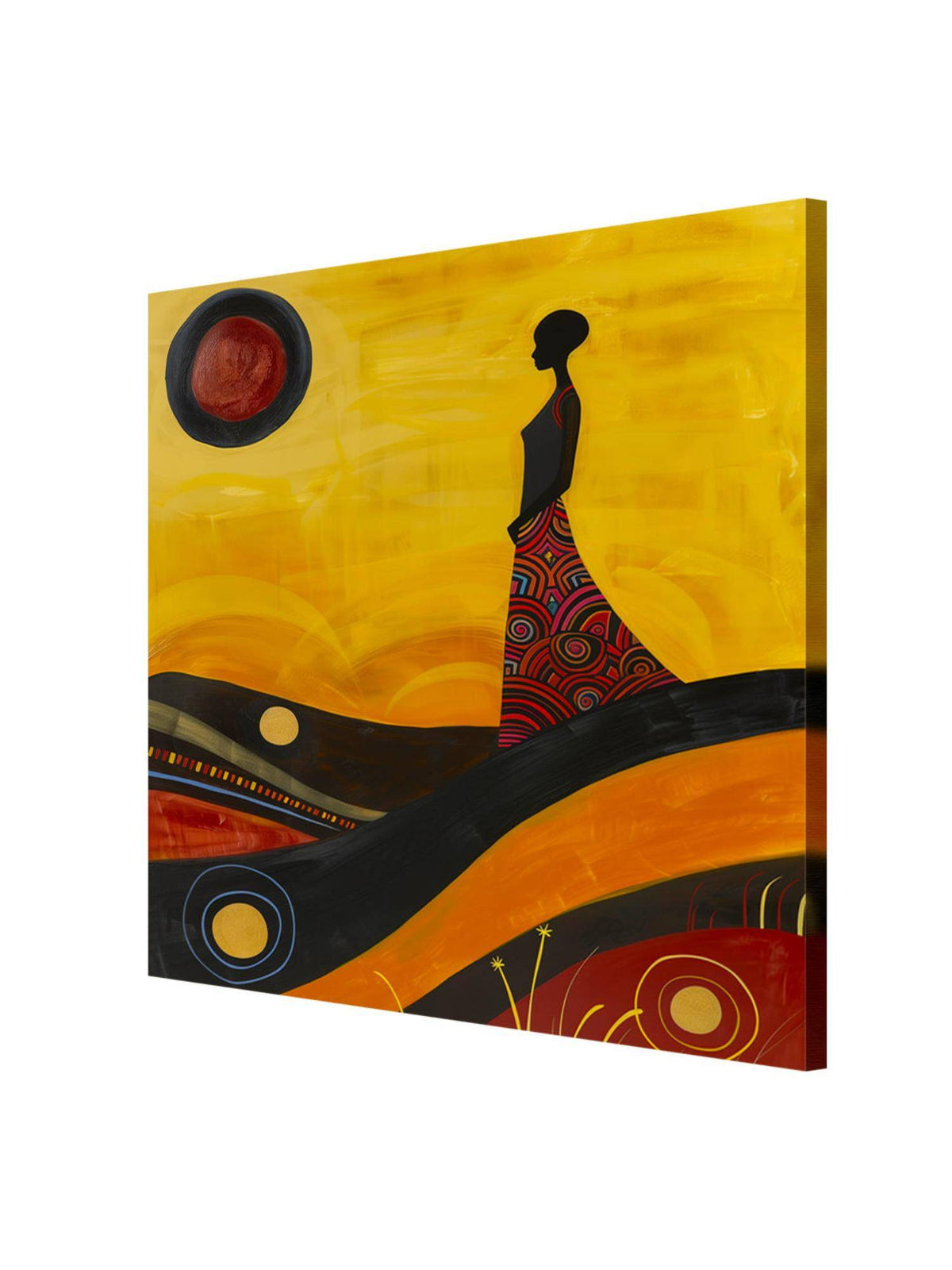 999Store Dynamic Horse In Motion Canvas-Wrapped Painting