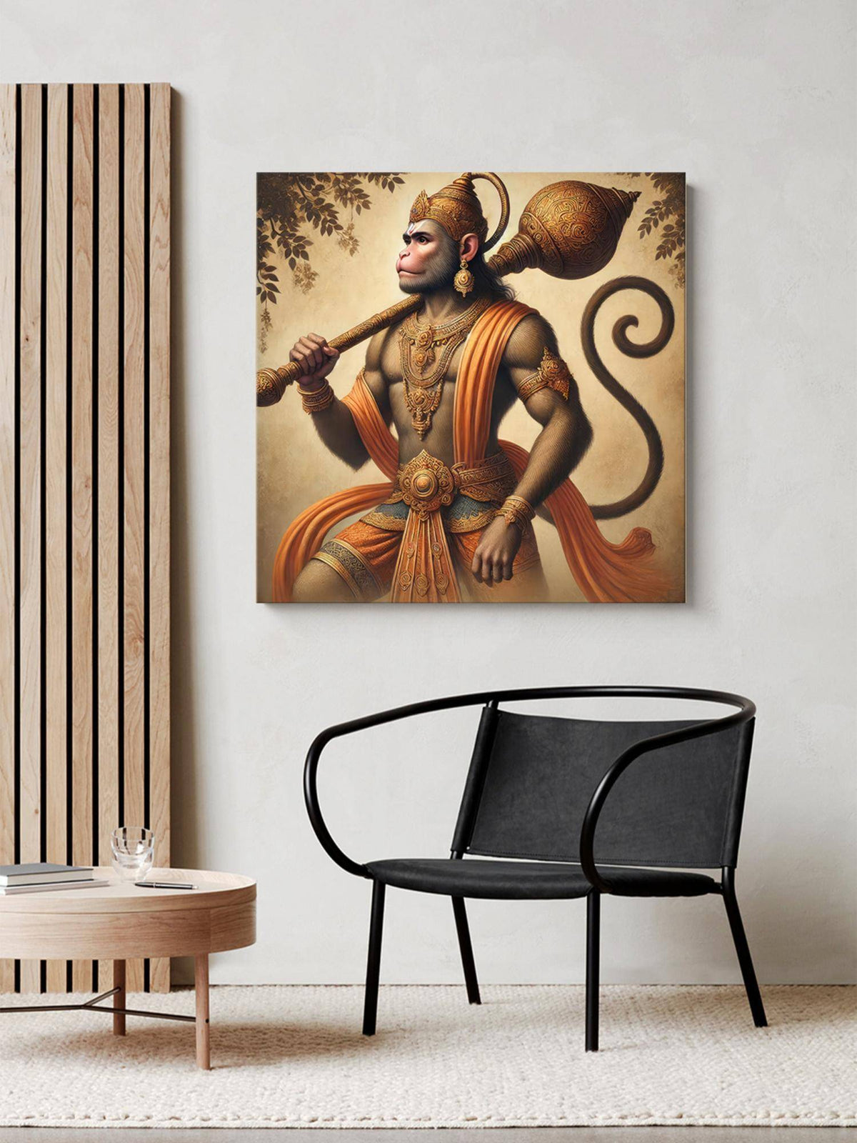 999Store Canvas Wrapped Painting Of Lord Shiva - Peaceful Decor