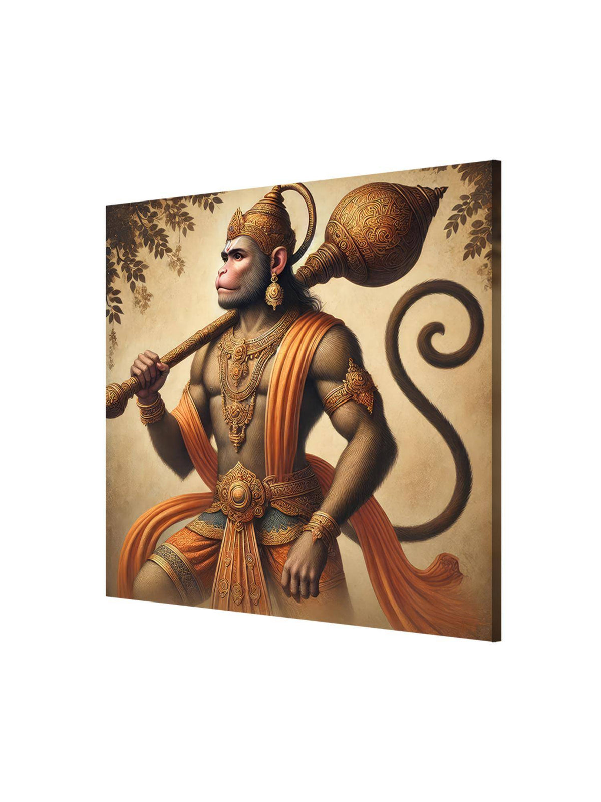 999Store Canvas Wrapped Painting Of Lord Shiva - Peaceful Decor