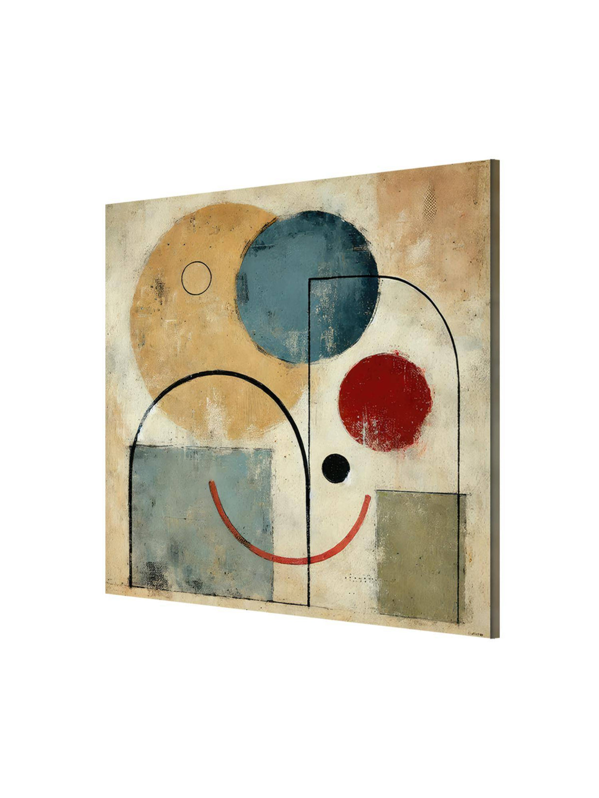 999Store Minimalist Shapes Abstract Canvas-Wrapped Painting - Modern Artistic Decor
