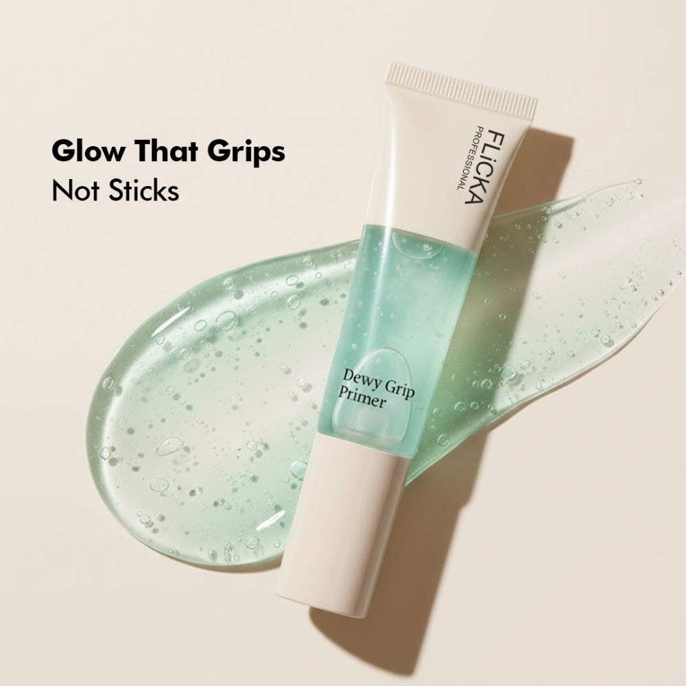 FLiCKA Dewy Grip Primer Hydrating Gel Formula For Smooth And Bright Skin (30ml)