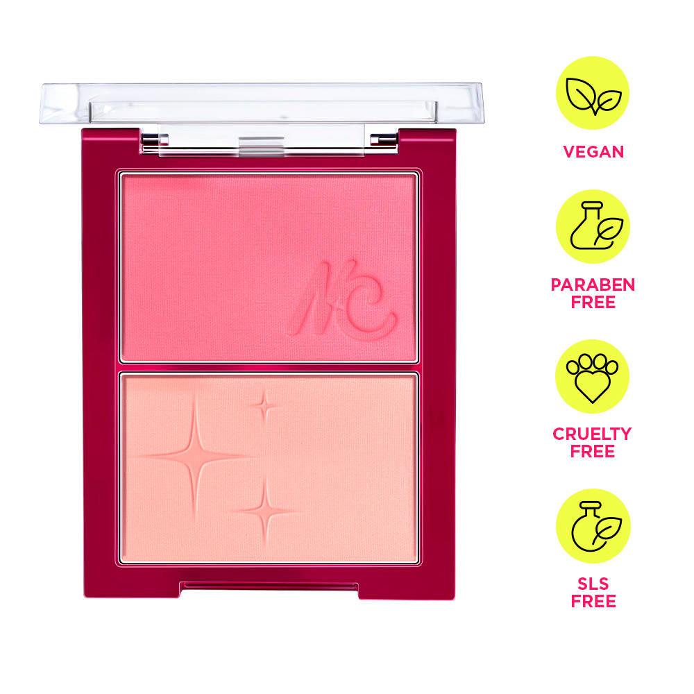 Nykaa Get Cheeky Blush Duo Palette With Hyaluronic Acid