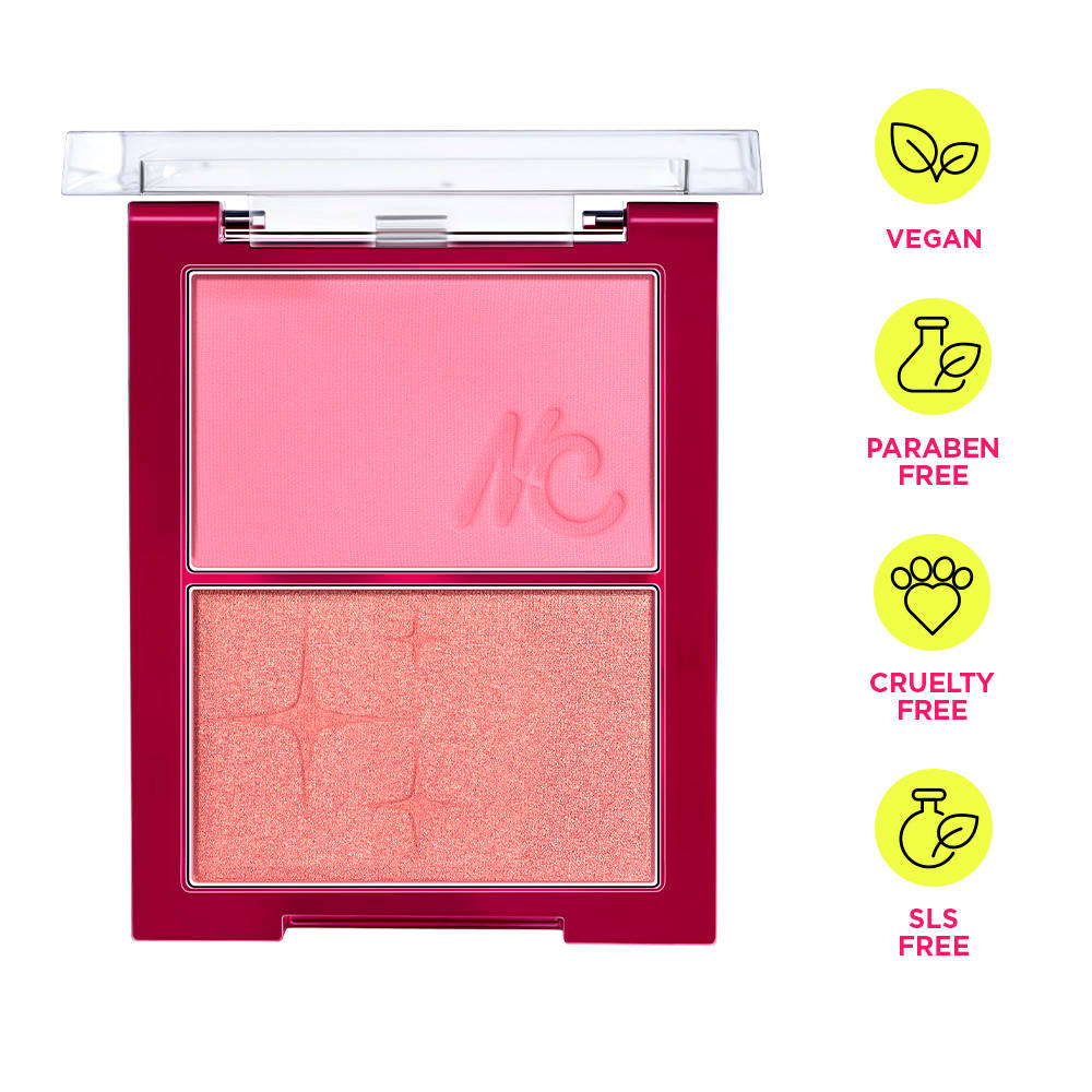 Nykaa Get Cheeky Blush Duo Palette With Hyaluronic Acid