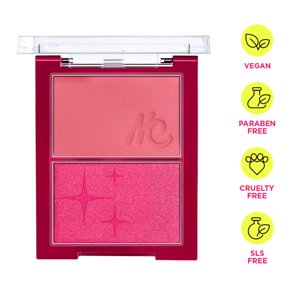 Nykaa Get Cheeky Blush Duo Palette With Hyaluronic Acid