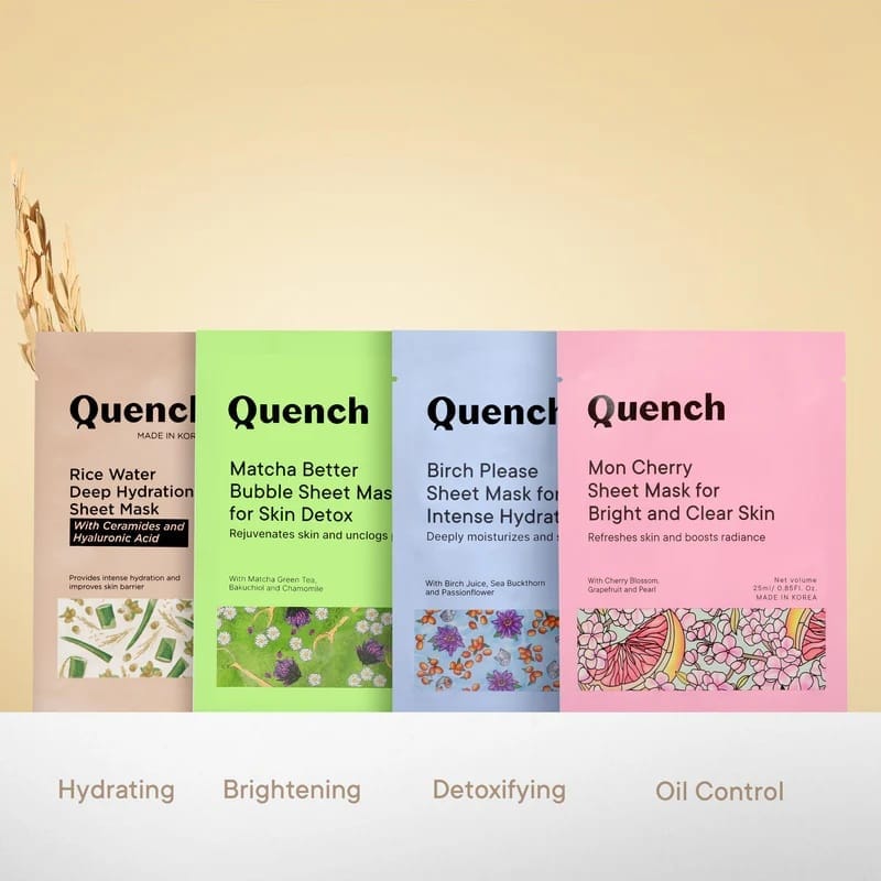Quench - Rice Water Deep Hydration Sheet Mask (20ML)