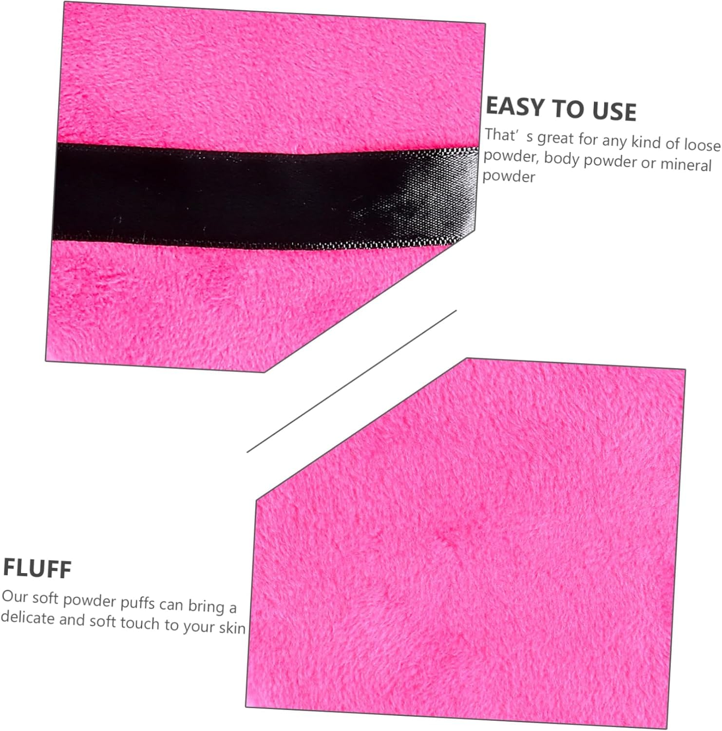 PNF Professional Cosmetic - Makeup Puff With Strap