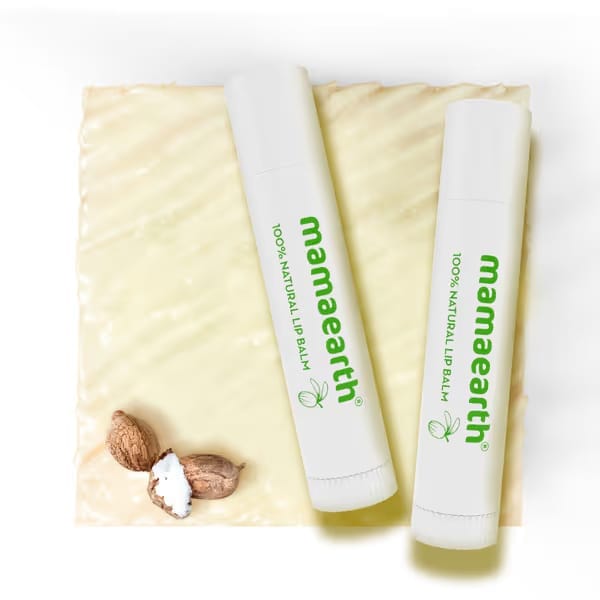 Mama Earth - Nourishing 100% Natural Lip Balm With Vitamin E & Shea Butter (4g)