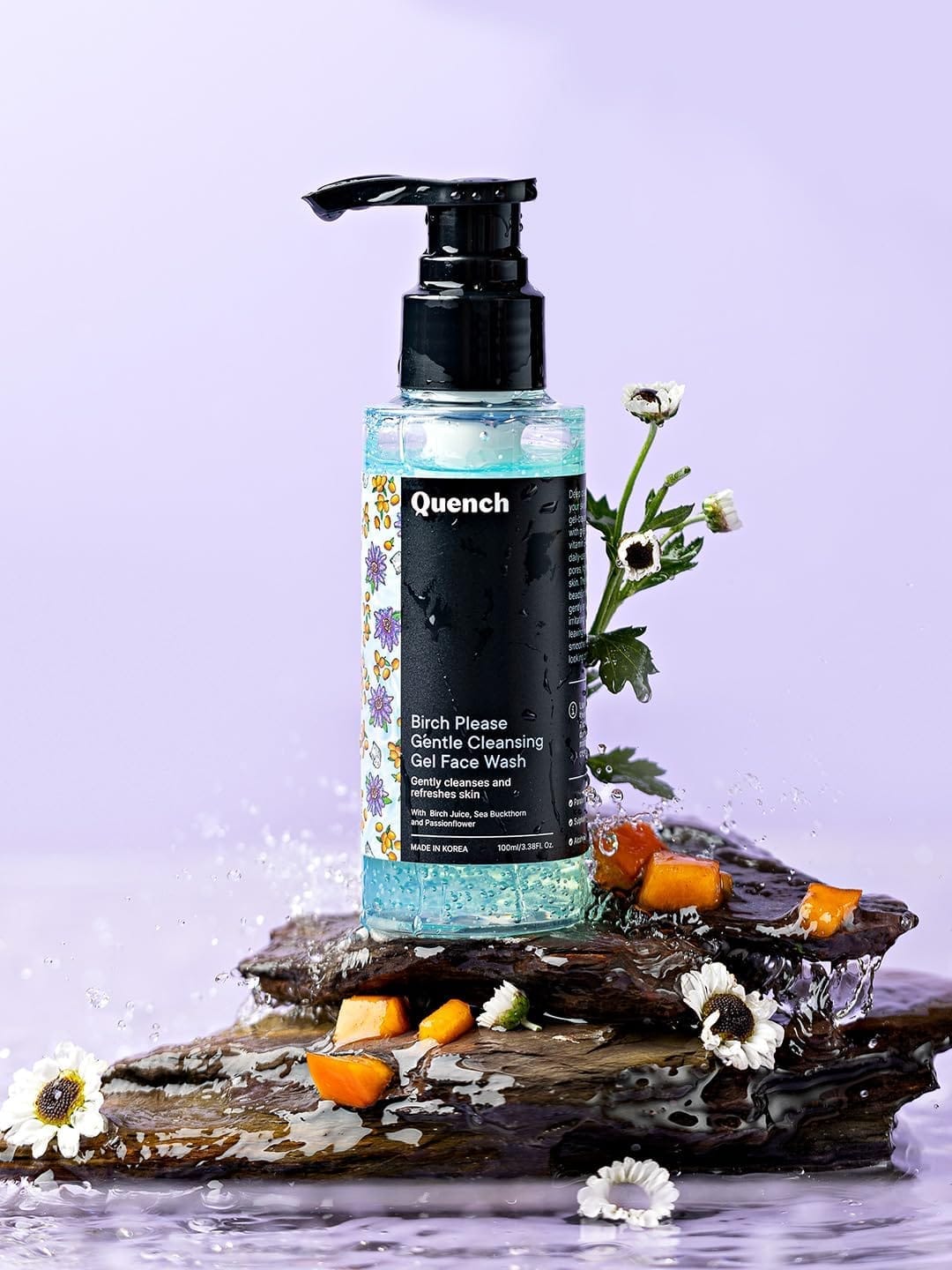 Quench - Gentle Cleansing Gel Face Wash With Birch Juice Enzymes (110ML)