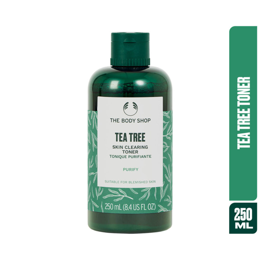 The Body Shop Tea Tree Mattifying Toner 60ml Removes Oil & Impurities Purifies & Mattifies Oily Skin (250ml)