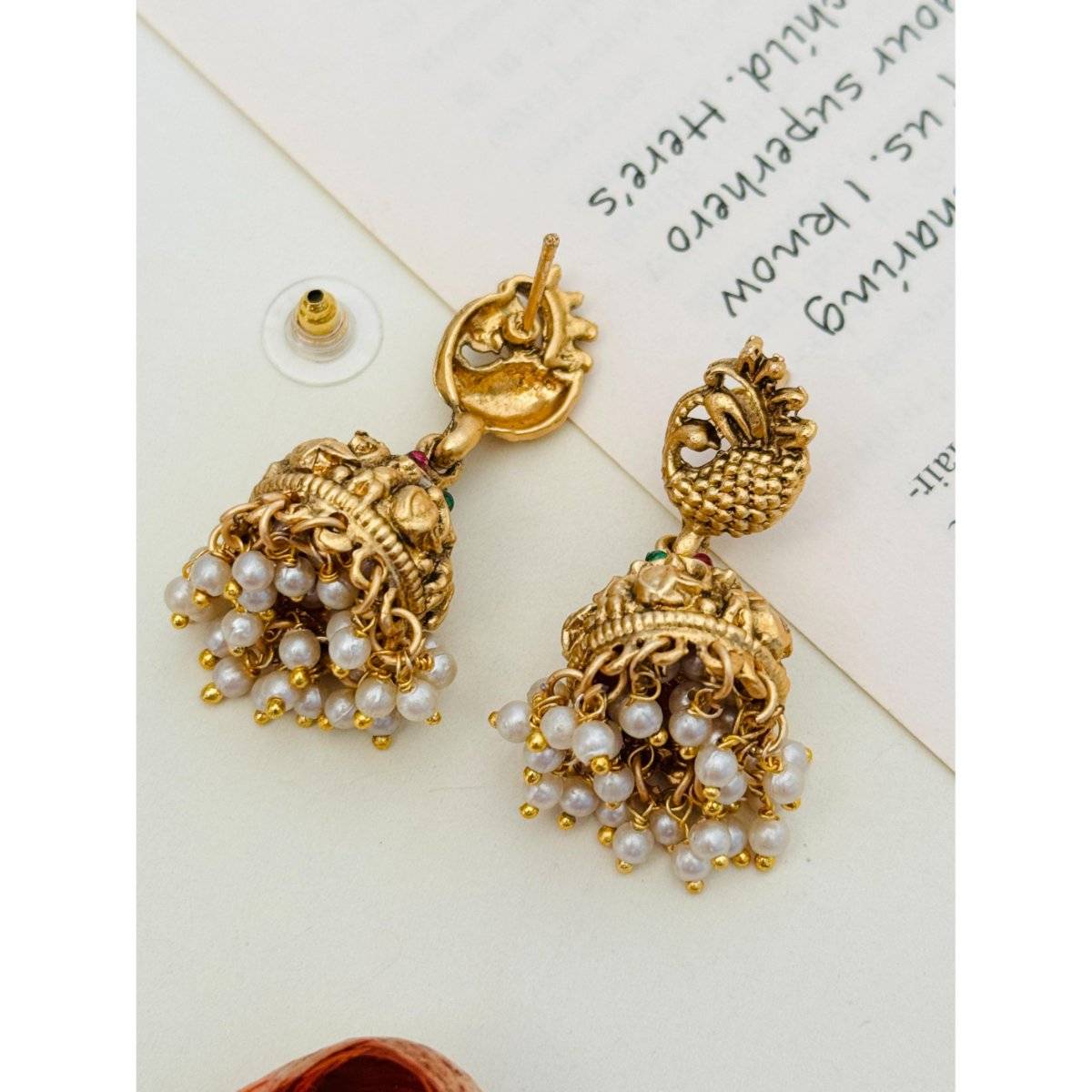 Abdesigns Multi-Color Enchanting Gold Plated Necklace Set