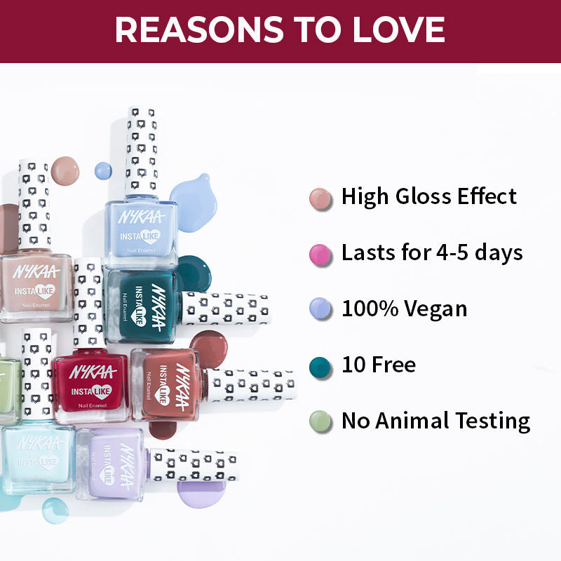 Nykaa Cosmetics Nail Enamel Viva Magenta Bold 309