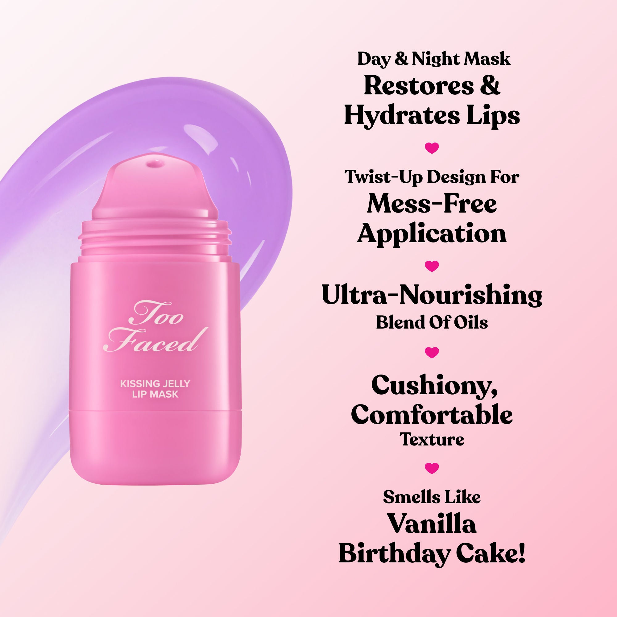 Too Faced Kissing Jelly Lip Mask - Birthday Kiss (15ml)