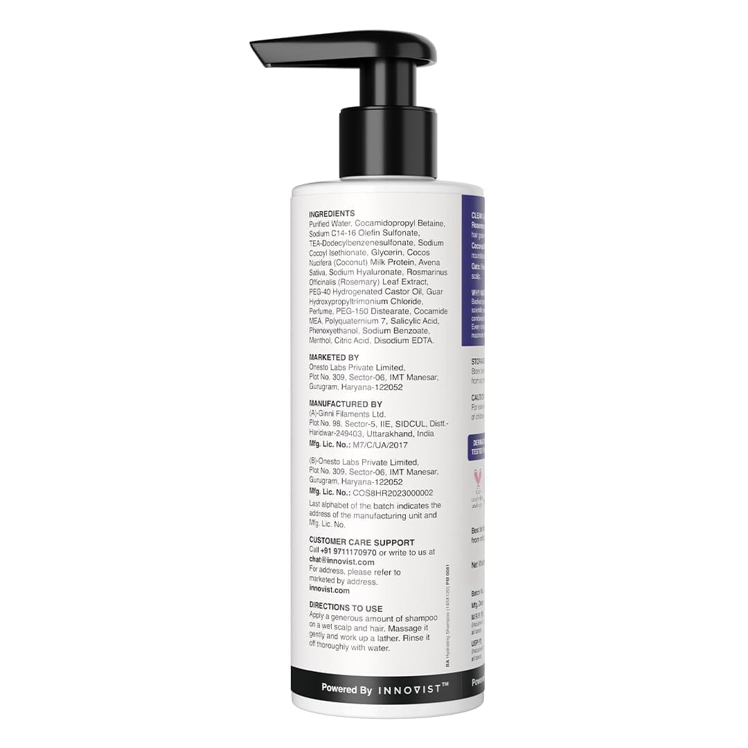 Bare Anatomy - Rosemary & Coconut Milk Hydrating Shampoo (650ML)