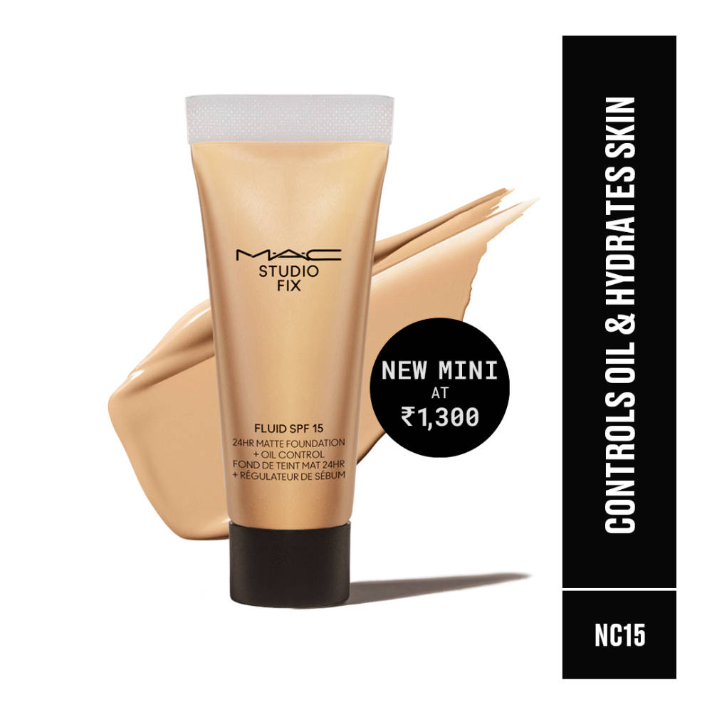 M.A.C Mini Studio Fix Fluid SPF 15 Foundation- NC15