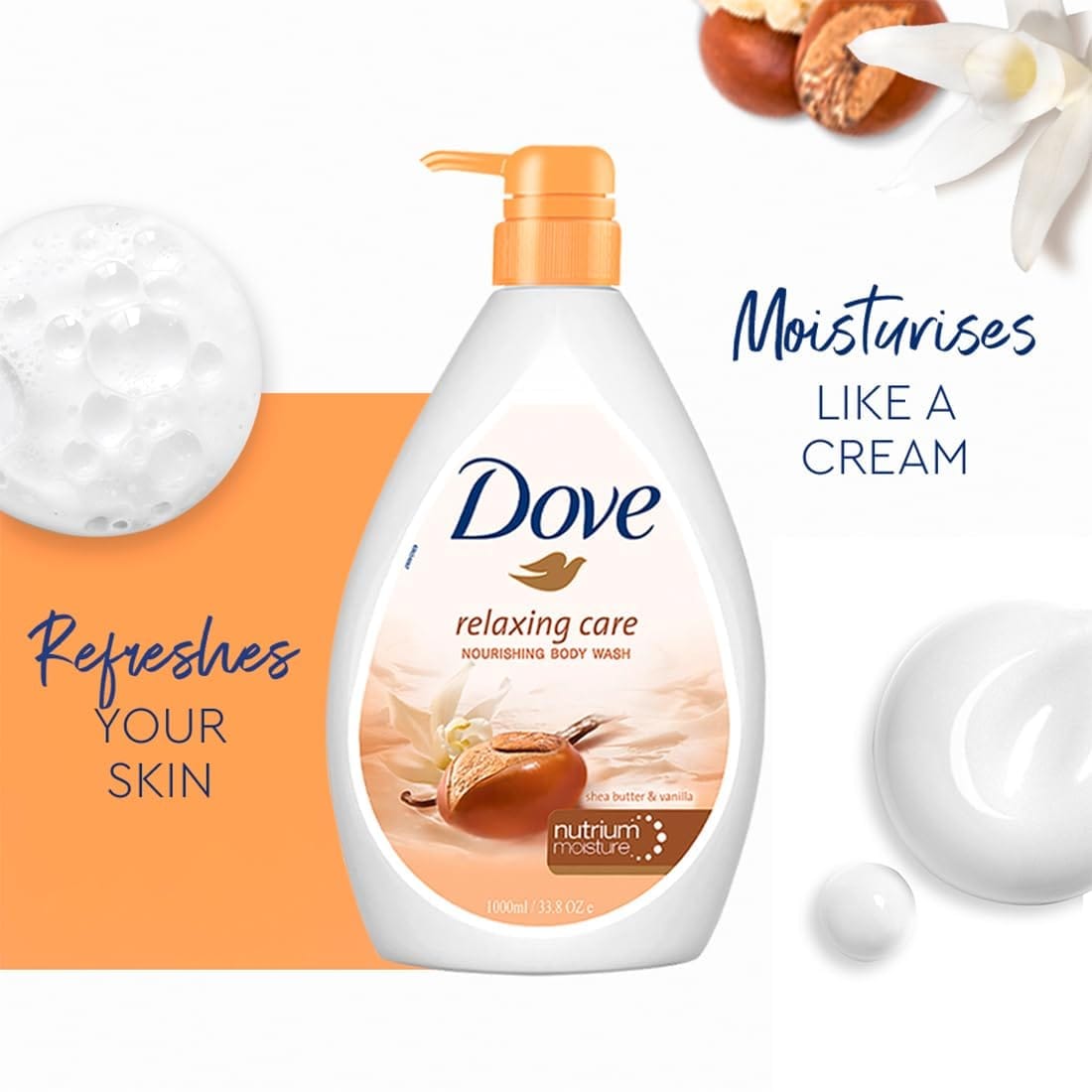Dove - Relaxing Care Nourishing Body Wash (1L)