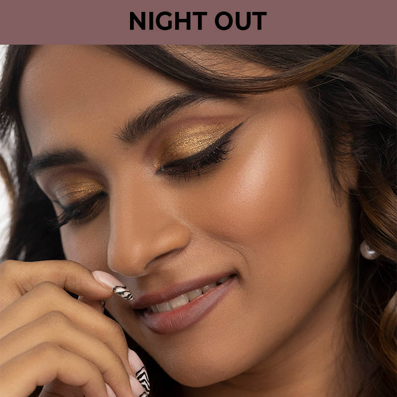 Nykaa Cosmetics Day To Date Quad Squad 4 in 1 Eyeshadow Palette Brunch Party + Night Out