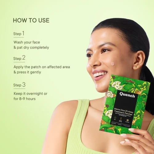 Quench - Zit Away Treatment Patches With Cica Herb Repair (24 Patches)