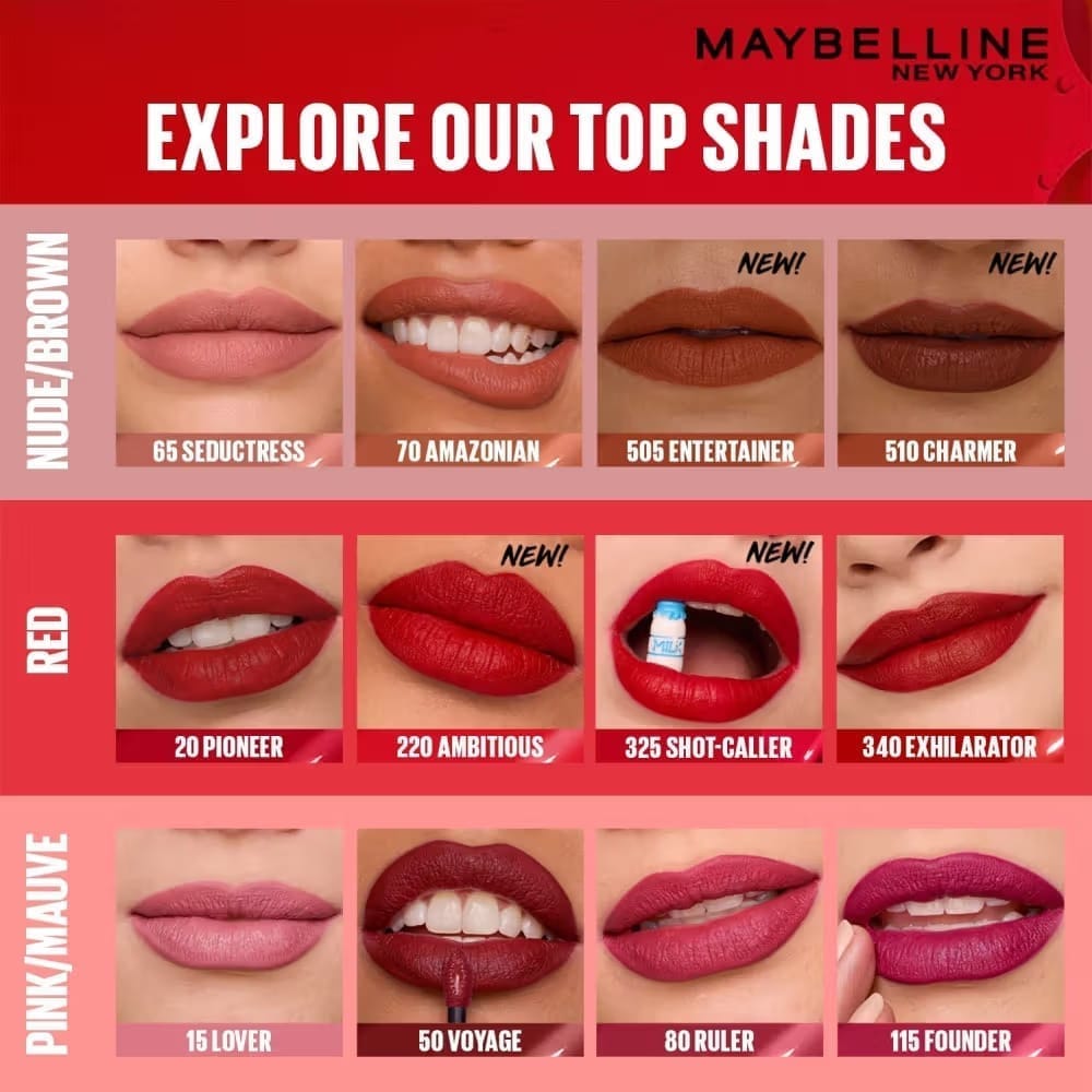 Maybelline New York - SUPERSTAY MATTE INK LIQUID LIPSTICK
