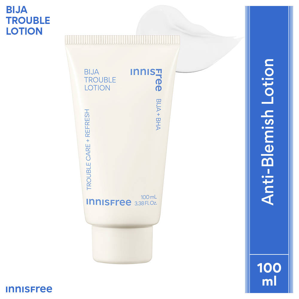 Innisfree Bija Trouble Care Lotion With Salicylic Acid For Oily, Combination Skin - Provides Smooth Skin
