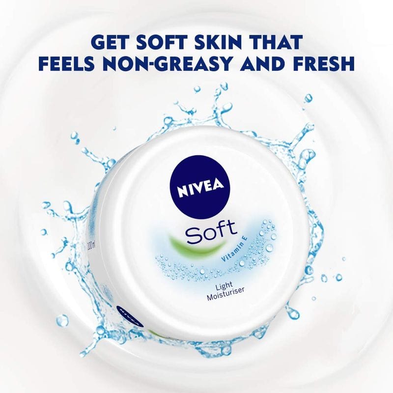 NIVEA (200mL) Soft Light Moisturizer Cream With Vitamin E & Jojoba Oil