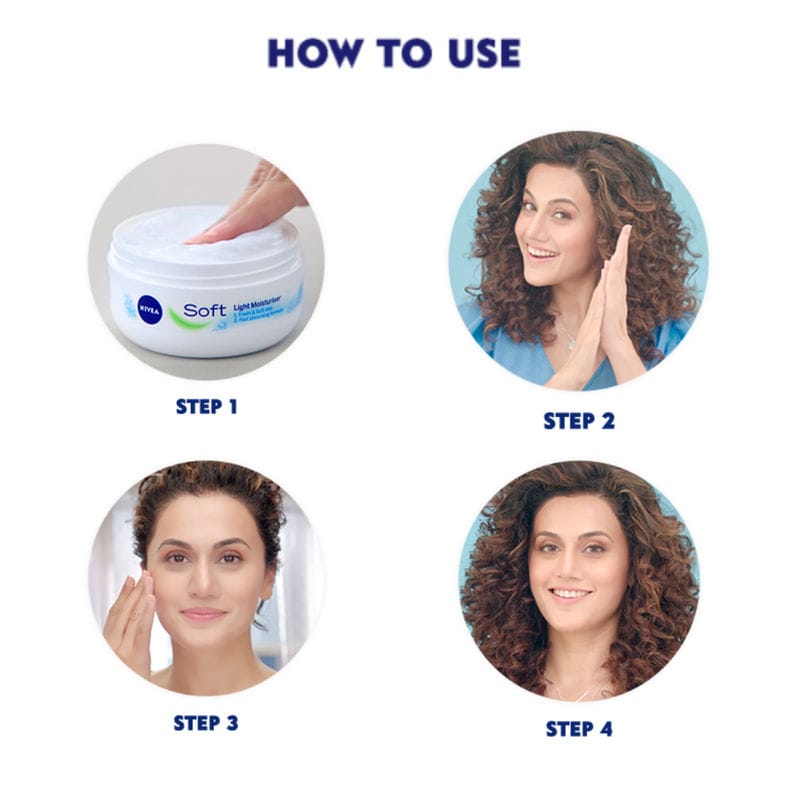 NIVEA (200mL) Soft Light Moisturizer Cream With Vitamin E & Jojoba Oil