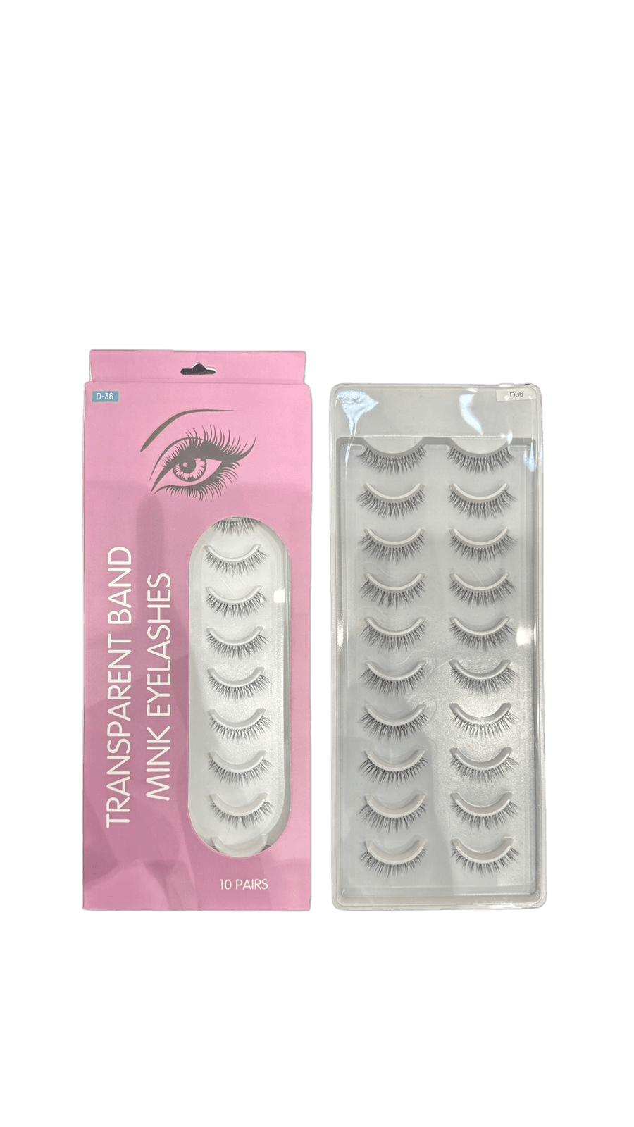 Transparent Band Mink Eyelashes