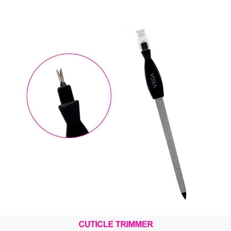 VEGA - Nail File With Cuticle Trimmer (NFT-06)