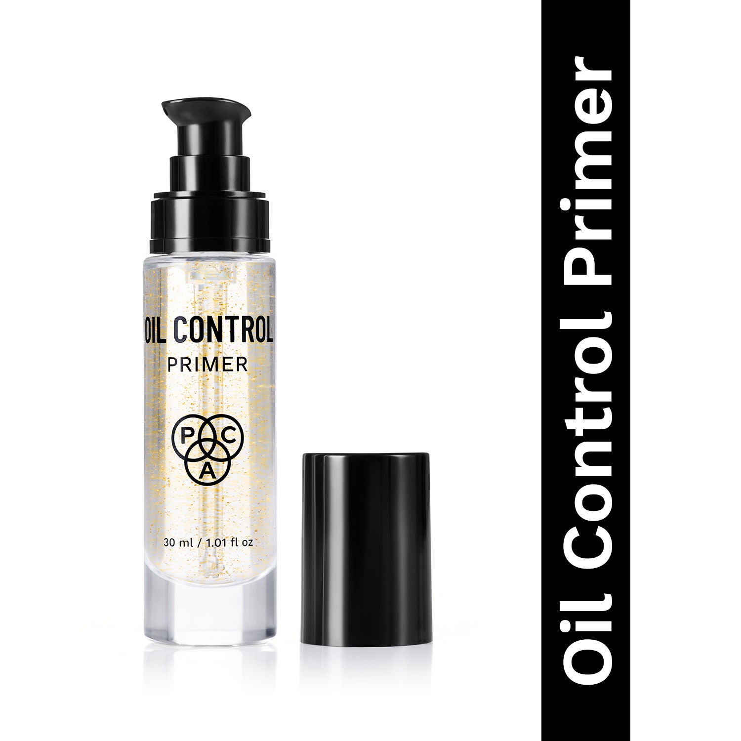 PAC Oil Control Primer - Infused with 24K Gold Leaf Extracts, Controls Oil & Shine Minimizes Pores (30ml)