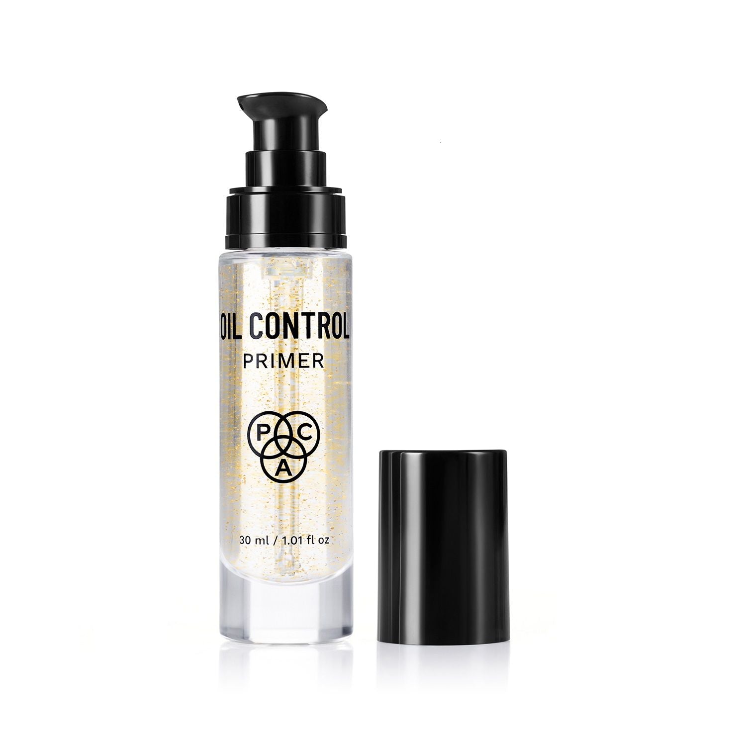 PAC Oil Control Primer - Infused with 24K Gold Leaf Extracts, Controls Oil & Shine Minimizes Pores (30ml)