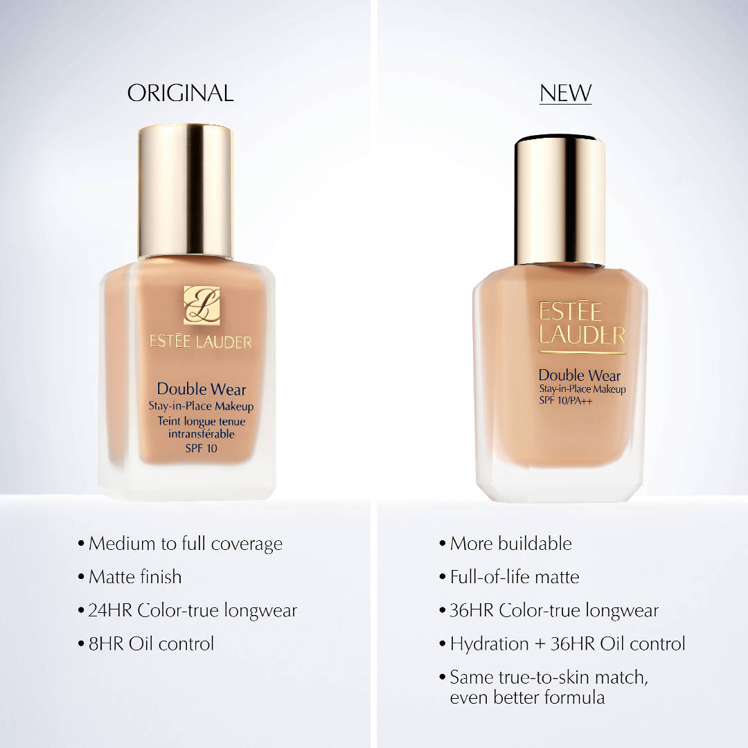 Estee Lauder Double Wear Stay-In-Place Longwear Matte Foundation SPF 10-2W2 Rattan (30ml)