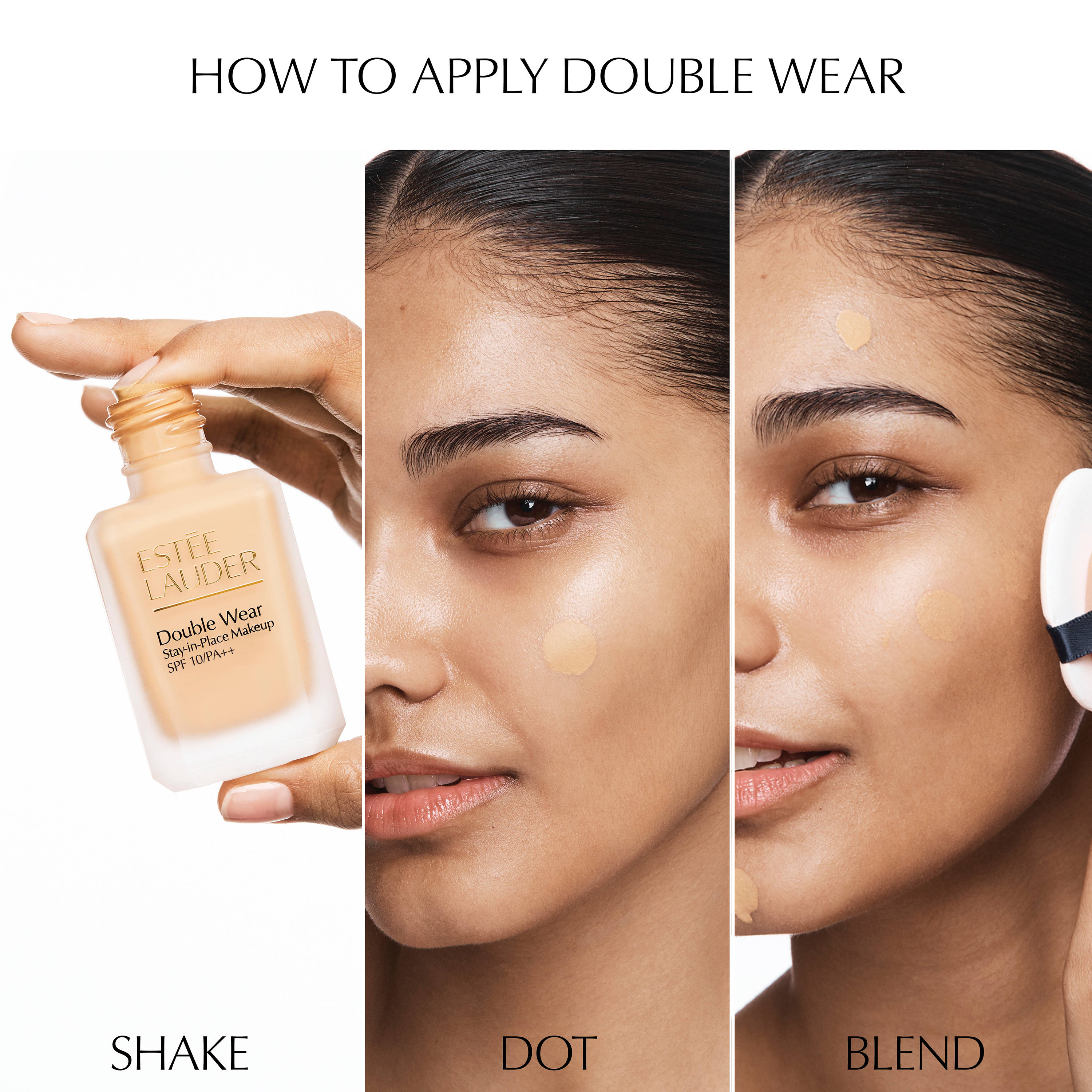 Estee Lauder Double Wear Stay-In-Place Longwear Matte Foundation SPF 10-2W2 Rattan (30ml)