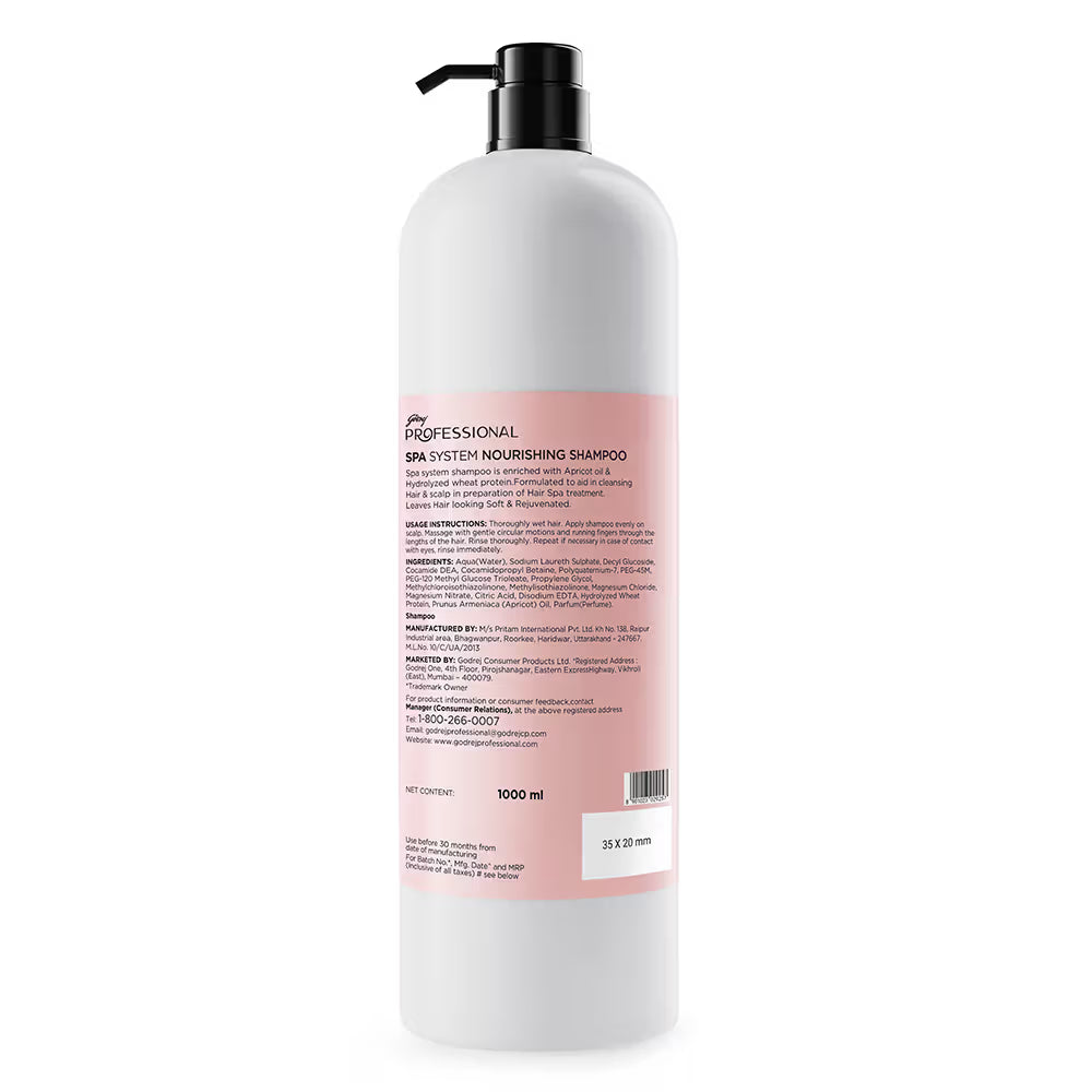 Godrej - Professional Spa System Nourishing Shampoo (1000ml)