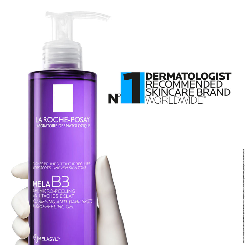 La Roche-Posay Mela B3 Anti-Dark Spot Face Wash, Cleanser with Melasyl & Niacinamide for pigmented skin (200ml)