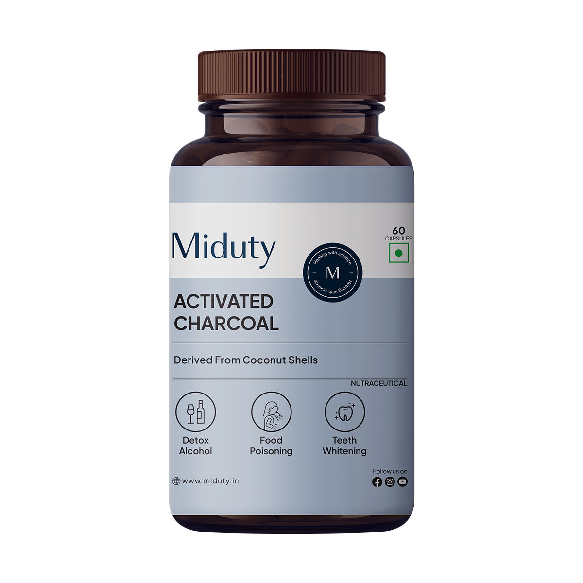 Miduty Activated Coconut Charcoal