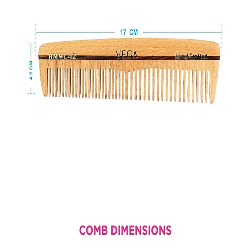 VEGA - Classic Wooden Comb (HMWC-02)