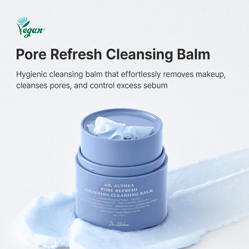 Dr.Althea Pore Refresh Grinding Cleansing Balm: Oil-to-Foam Pore Cleanser for Blackheads (50ml)